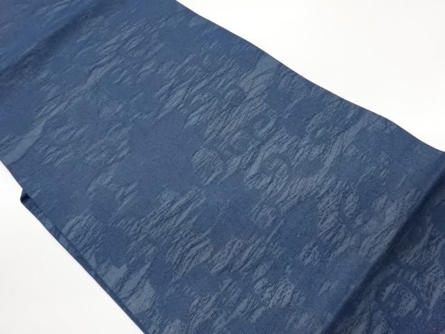 JAPANESE KIMONO / KIMONO FOR SUMMER FLORAL ARABESQUE PATTERN WOVEN NAG